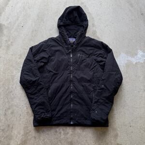 Men's Patagonia Black Nano-Air Hoody Lightweight Puffer Zip Up Jacket Sz Medium